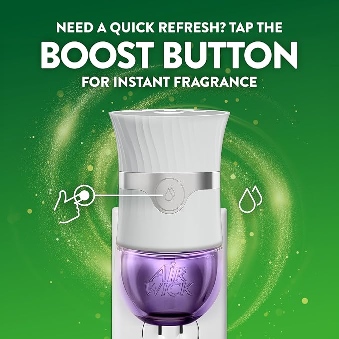 Air Wick Plug in Scented Oil Refill, 2ct, Lavender & Chamomile, Essential Oils, Air Freshener