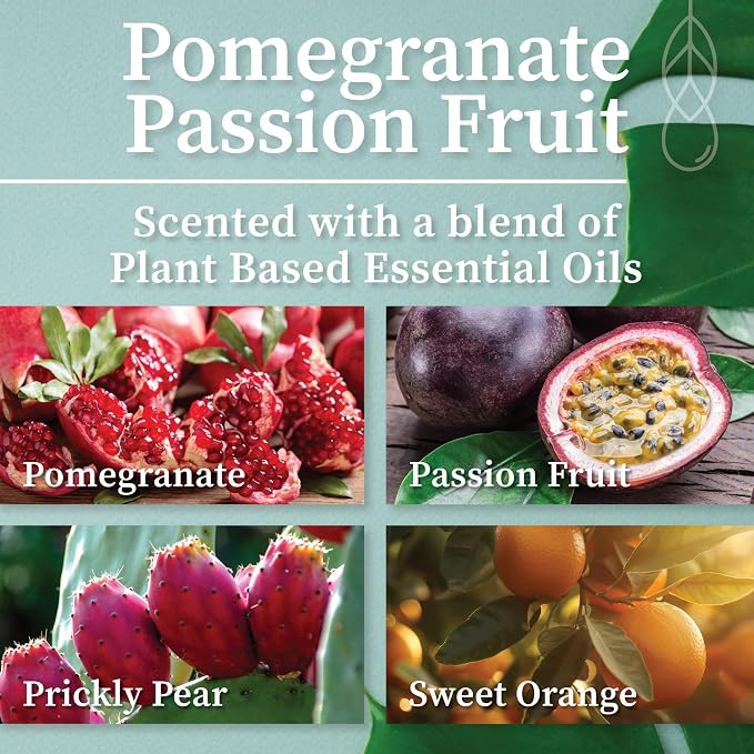 Hemlock Park Pomegranate Passion Fruit Apothecary Scented Candle | Crackling Wood Wick, Botanical Fragrance & Coconut Apricot Wax | Up to 80 Hour Burn Time | 16 oz | Made in USA