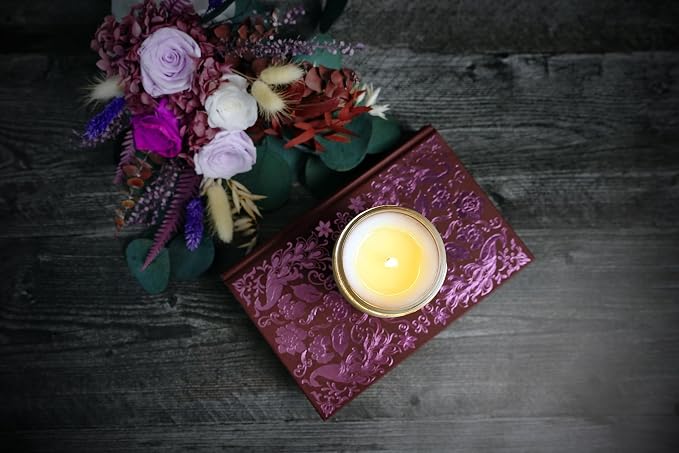 Aira Soy Candle – Pure Lavender – 12 oz Mason Jar – Hand-Poured USA – Long-Lasting Vegan Soy Wax Candle – Relaxing Aromatherapy – Paraffin-Free, Kosher, Cruelty-Free