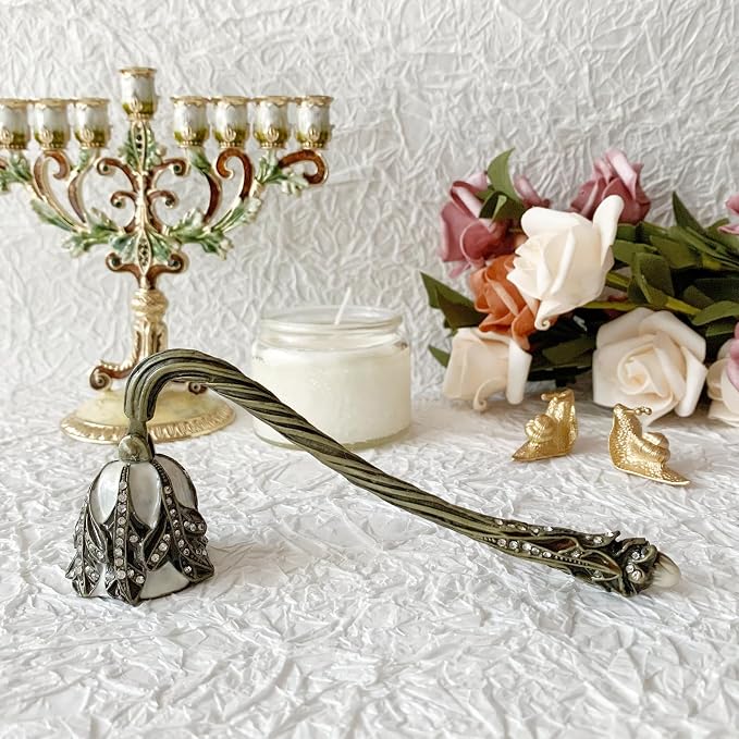 Candle Snuffer, Unique Candle Extinguisher Snuffer, Decorative Candle Extinguisher Metal Candle Tool