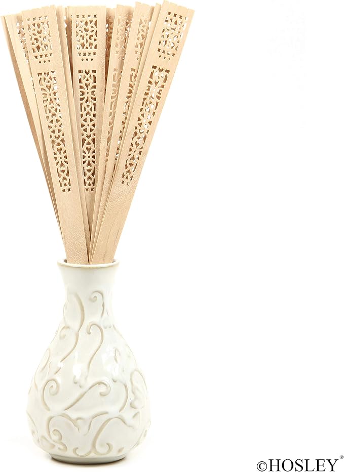 Hosley 14 Pcs Reed Diffuser Sticks 12.5 Inch Natural Rattan Replacement Reeds, Farmhouse Aroma Diffuser Sticks for Fragrance Oil, Home Décor & Aromatherapy
