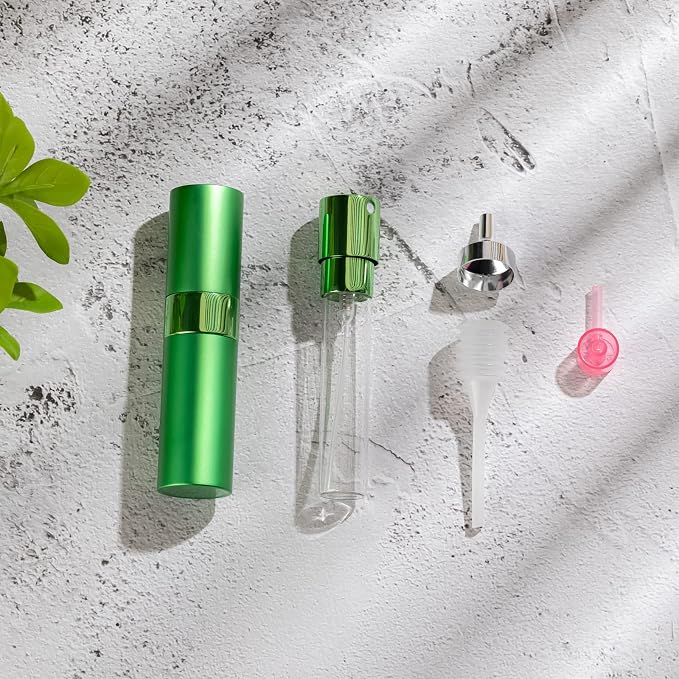 LISAPACK Atomizer Perfume 8ML Spray Bottle for Travel (7PCS), Empty Refillable Cologne Dispenser, Portable Sprayer for Men and Women (Multi-colored)