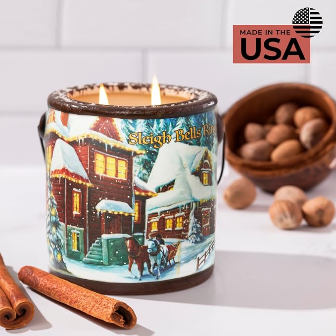 A CHEERFUL GIVER 95hr 20oz Scented Candle - Banana Nut Bread - Multi-Wick Glass Candle - Gifts for Men and Women