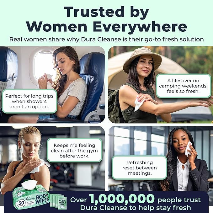 XL Body Wipes for Women, No Rinse Adult Bathing Wash Cloths - 4pk, 200 Shower Wipes + 16 Travel Bath Sheets -10"x11.5" Thick Cleansing Disposable Washcloths for Womens Hygiene & Elderly Incontinence