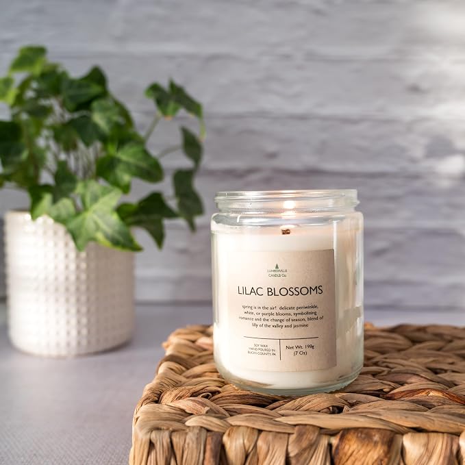 Handmade | Soy Candle (Lilac Blossoms, 8 oz.)