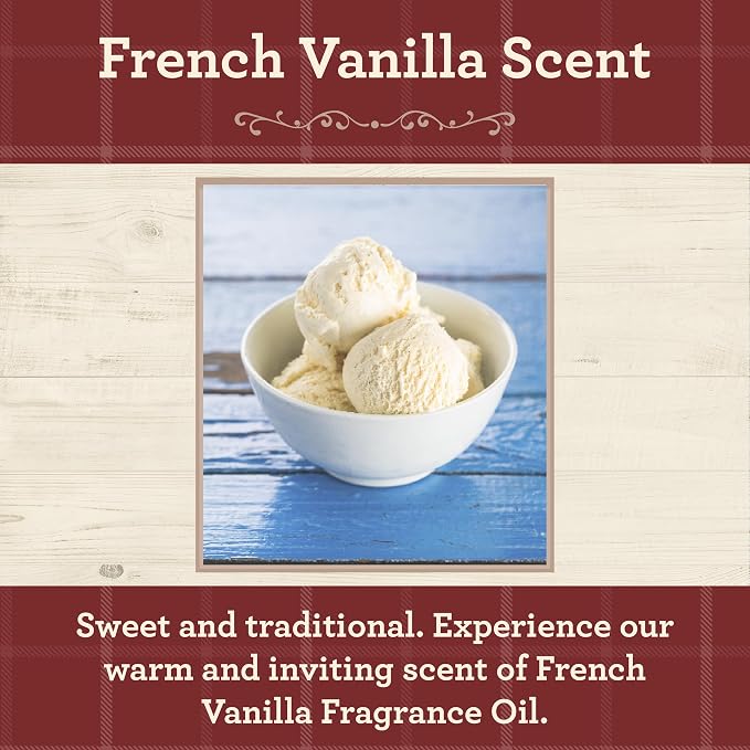 Our Own Candle Company - French Vanilla Scented, Premium Grade Home Fragrance Oil for Diffusers (2oz)