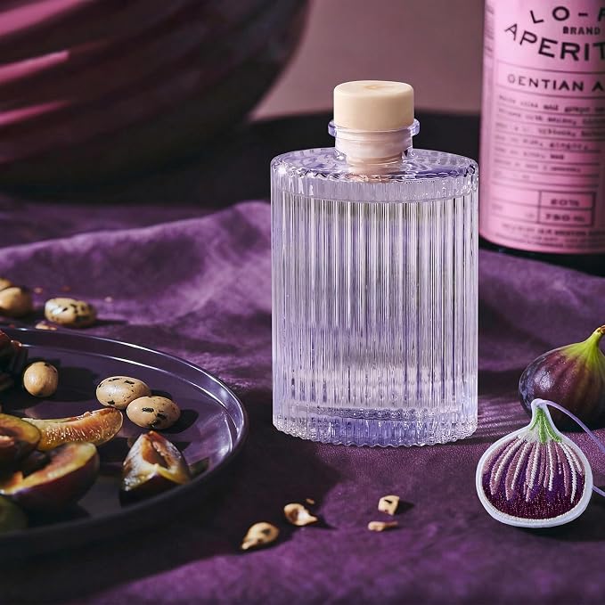 COCORRÍNA Reed Diffuser, Fig Blossom Scent Oil Diffuser, 6.09 fl oz, 8 Reeds, Long-Lasting Home Fragrance, Bathroom Bedroom Shelf Decor & Gifts