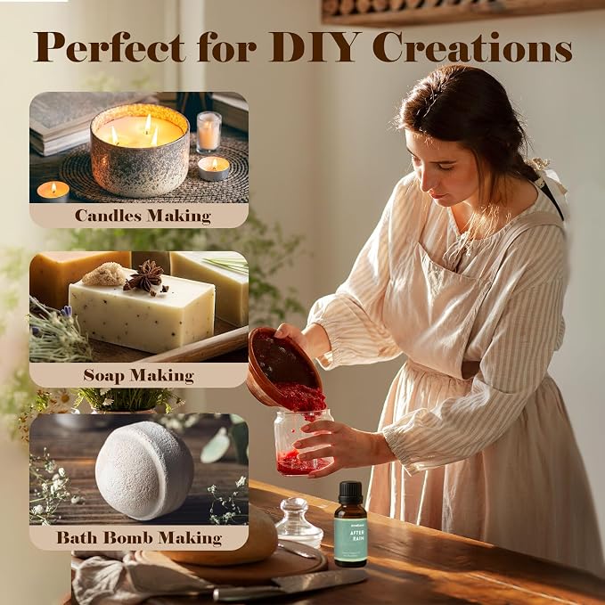 AmaKane After Rain Hotel Fragrance Oil 30ml, Essential Oil Inspired by Sheraton Hotels, Premium Diffuser Oil for Home, Long-Lasting Aromatherapy Oil for Candle, Soap & DIY Making