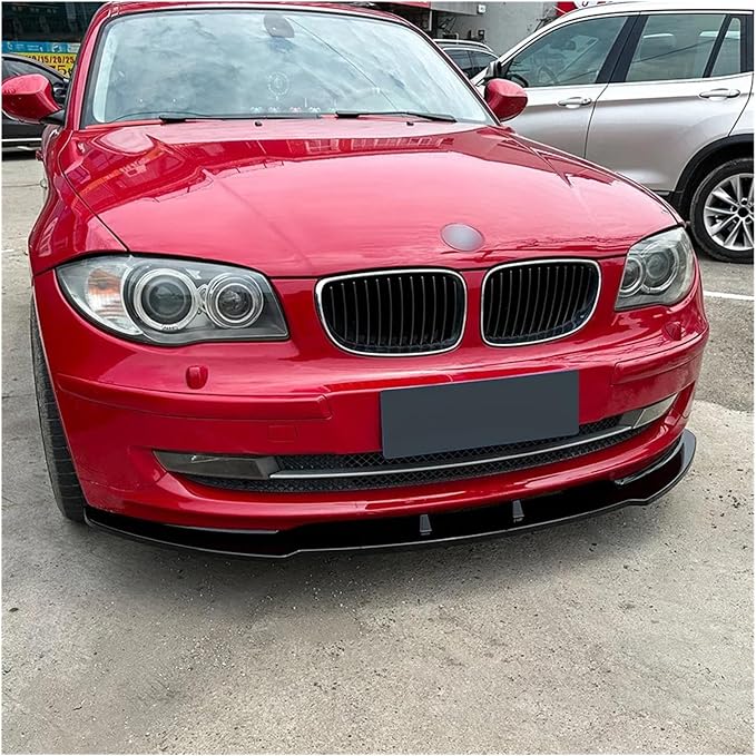 Front Spoiler Lip Splitter For BMW 1 Series E81 E82 E87 E88 LCI Standard 2008-2012 3Pcs Bumper Diffuser Body Kit