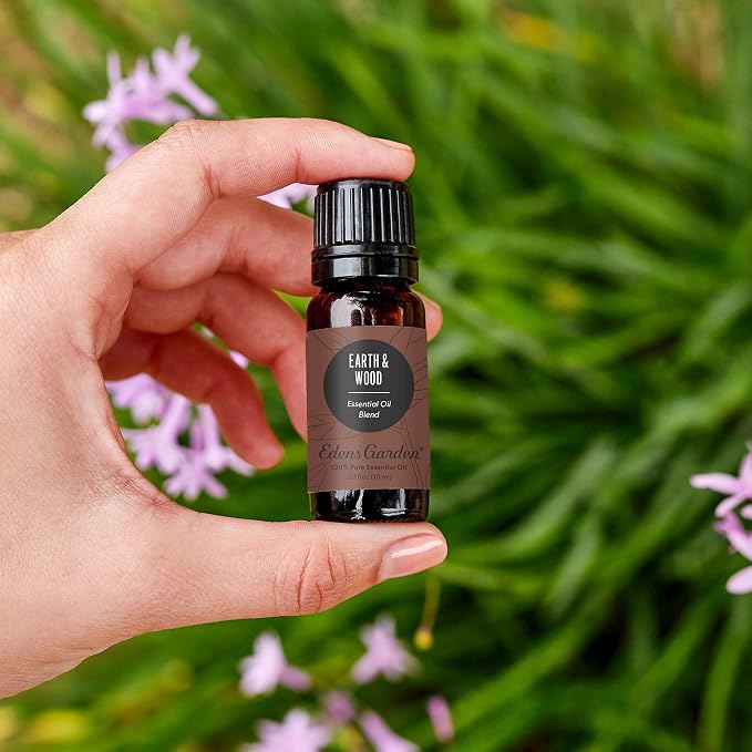 Edens Garden Earth & Wood Essential Oil Blend- 100% Pure Premium Grade, Undiluted, Natural, Therapeutic, Aromatherapy, The Best for Diffusing, Skin, Hair, Candle 10 ml (.33 fl oz)