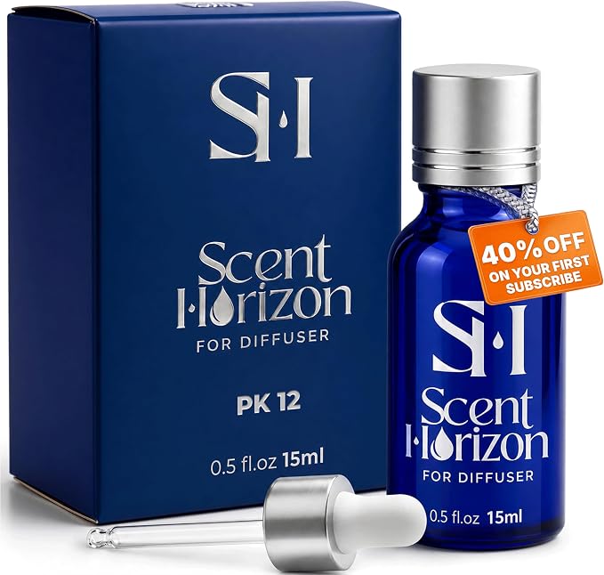 Paris 24k PK12 Hotel Scent Diffuser Oil | 0.5 Fl oz (15 ml) - Waterless Diffuser Oil Refill & Highly Concentrated Fragrance Oil, Diffuser Oil Scents Luxury, Hotel Oil Diffuser