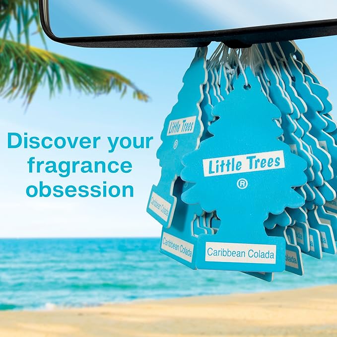 LITTLE TREES Car Air Freshener | Hanging Tree Provides Long Lasting Scent for Auto and Home | 24 Air Fresheners |Watermelon