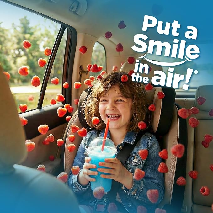 Little Pup 96613 Blue Raspberry Slushy Scent Car Air Freshener Clip Provides Long-Lasting Freshness in a Compact Design, Fights Odors for up to 45 Days, Cute Car Odor Eliminator, Non-Toxic, Pack of 1