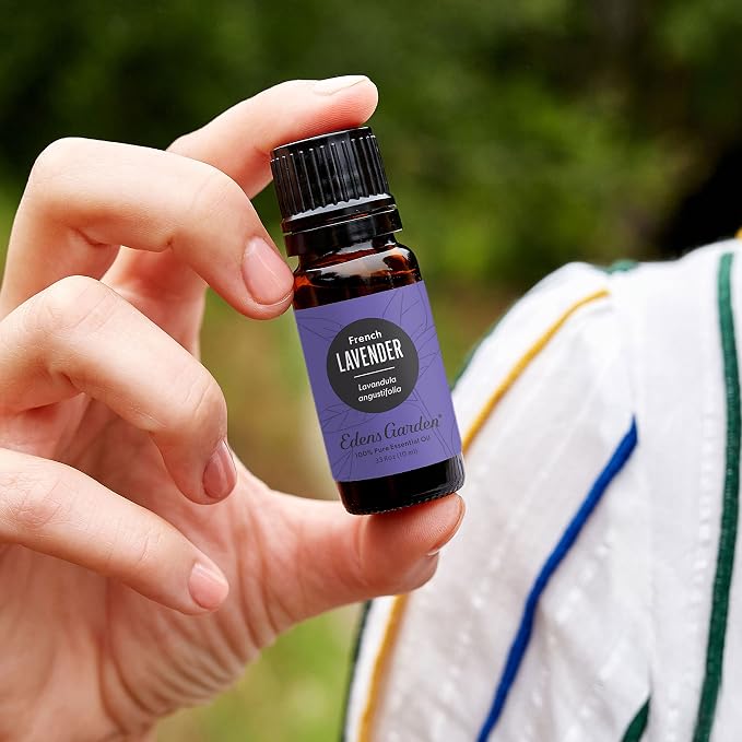 Edens Garden Lavender- French Essential Oil- 100% Pure Premium Grade, Undiluted, Natural, Therapeutic, Aromatherapy, The Best for Diffuser, Face, Laundry, Kid Safe 30 ml (1 fl oz)