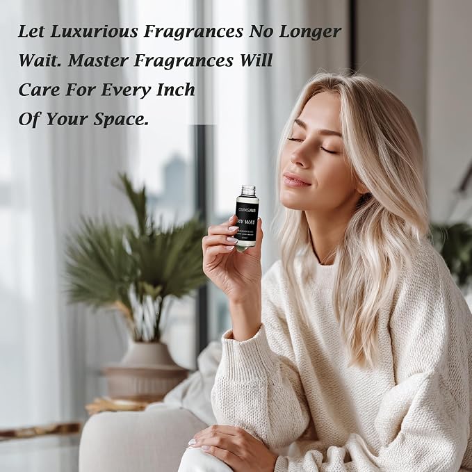 Luxury Hotel Scent Dubai Oil Diffuser Refill Kit | Long Lasting Essential Oil for Large Room, HVAC & Car Waterless Fragrance Diffusers| Nanotech Formula| Spa Calming Aromatherapy Oil (20ml/0.7FL oz)