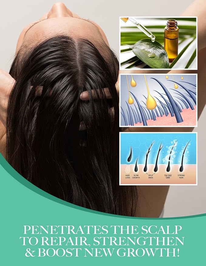 Ethereal Nature 99% Natural Hair Oil Blend with Peppemint, 75 ml