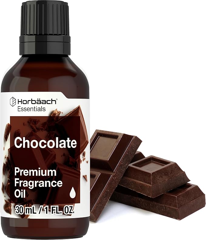 Horbäach Chocolate Fragrance Oil | 1 fl oz (30ml) | for Diffusers, Candle and Soap Making, DIY Projects & More | Premium Grade