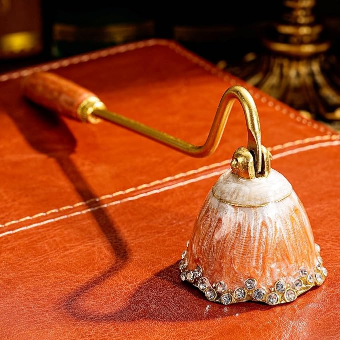 Candle Snuffer, Candle Extinguisher with Long Durable Handle, Vintage Wax Snuffer, Decorative Wick Snuffer, Perfect for Candle Lovers as Gifts