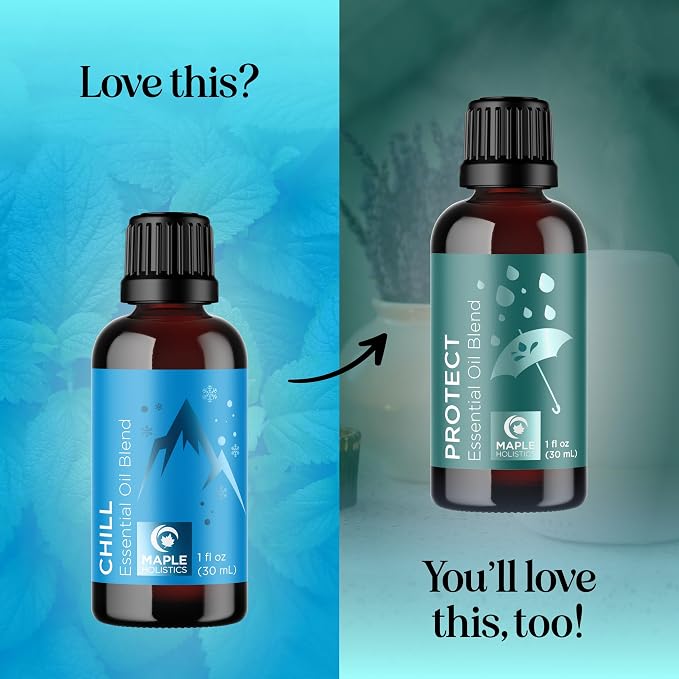 Mint Essential Oil Blend for Diffuser - Refreshing Mint Oil Diffuser Essential Oils with Cooling Peppermint Spearmint Bergamot and Eucalyptus Oils - Pure Aromatherapy Oils for Diffuser