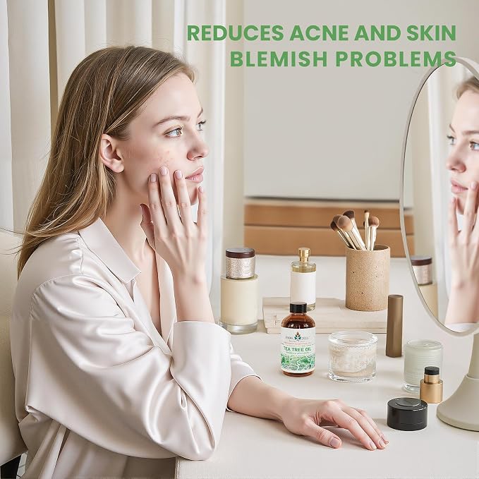 EVOKE OCCU Tea Tree Oil, for Skin, Face, Toenails, Add to Body Wash, Soap, Foot Soak - 4 FL Oz