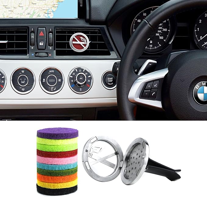 30mm Car Diffuser Vent Clip Aromatherapy Car Essential Oil Diffuser Vent Clips Car Air Fresheners Scents Diffuser Vent Clip (No Smoking)