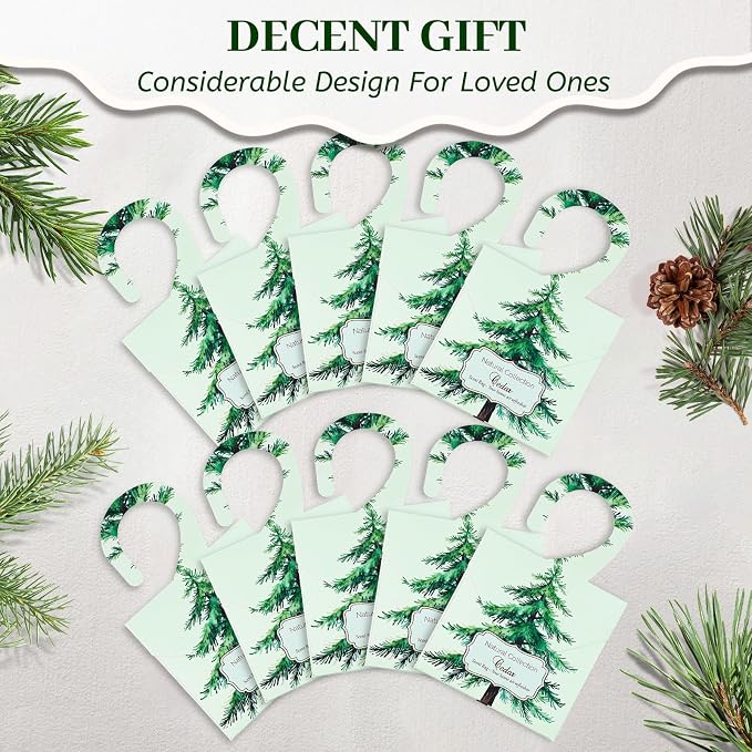 24 Packs Cedar Sachets for Drawers and Closets, Drawer Deodorizers Closet Freshener Scented Sachets with 10 Hanging Bags Home Fragrance, Long Lasting