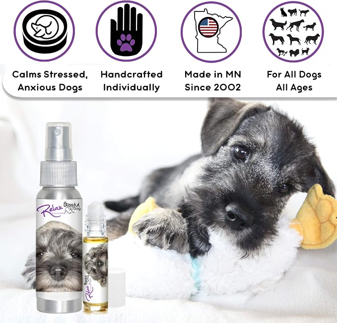 The Blissful Dog Schnauzer Relax Dog Aromatherapy Spray for Your Dog's Anxiety