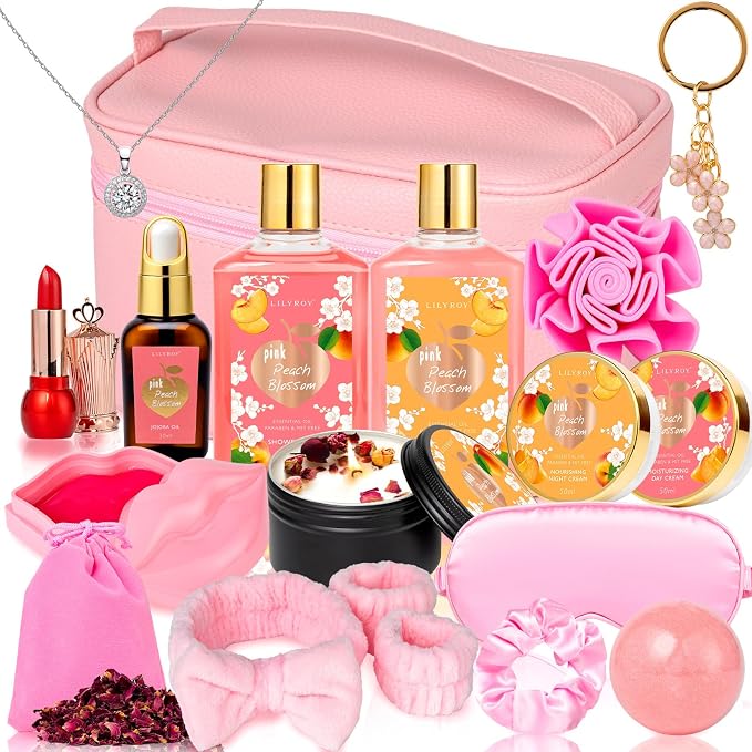 Gifts for Women, Birthday Gifts, Bath Sets for Women Gift - 20Piece Bath and Body Gift Spa Set for Woman, Spa Gift Sets | Spa Kit, Valentines Day, Christmas, Mothers Day Present for Her