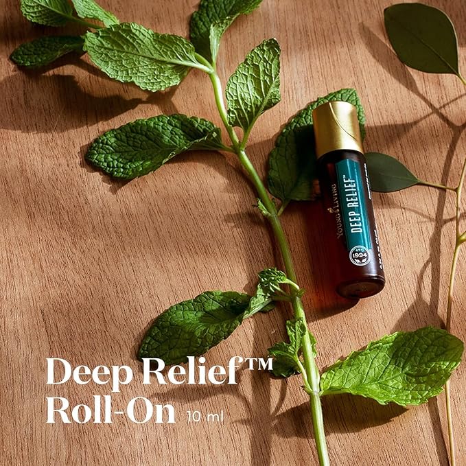 Young Living Deep Relief Roll-On | 10 ml | Cooling Essential Oil Blend for Topical Use | Compact & Travel-Friendly