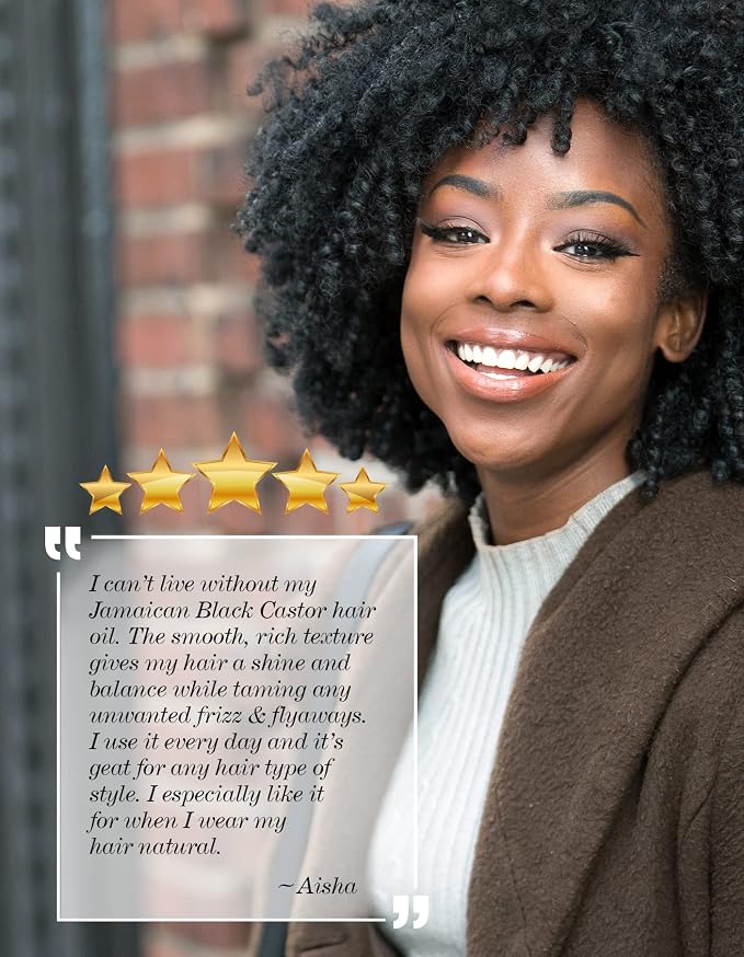 Ethereal Nature 99% Natural Hair Oil Blend Jamaican Black Castor 75 ml, clear