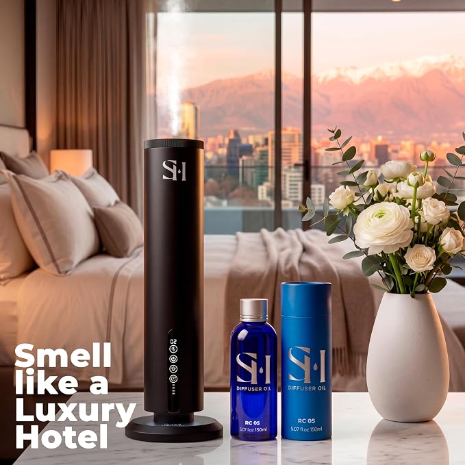 Royal Cashmere RC Hotel 5-Star RC05 Hotel Scent Diffuser Oil | 5.07 Fl oz (150 ml) - Waterless Diffuser Oil Refill & Highly Concentrated Fragrance Oil, Diffuser Oil Scents Luxury, Hotel Oil Diffuser