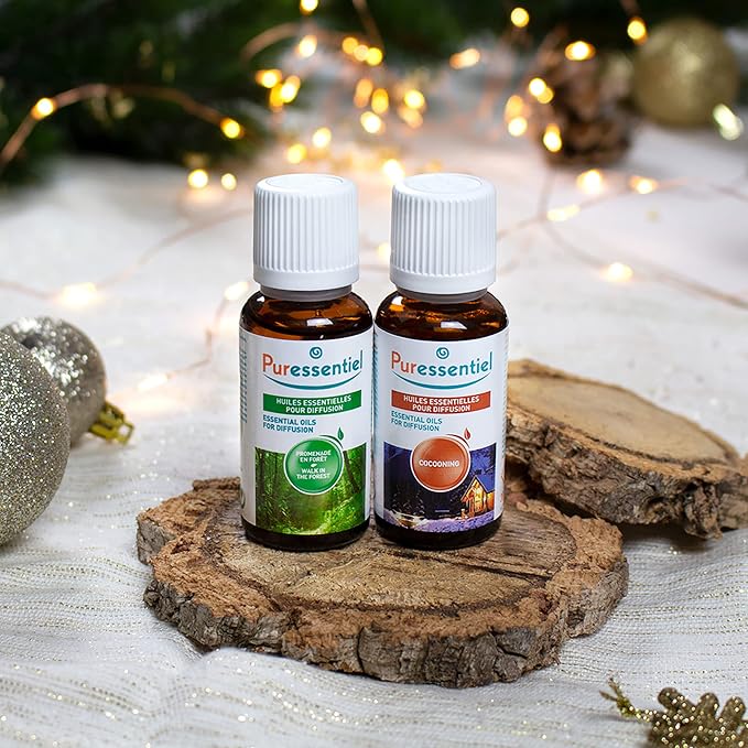 Puressentiel Cocooning Essential Oil Diffusing Blend, Aromatherapy Relief, Calming - 100% Pure & Natural - Therapeutic Grade, Premium & Certified Quality - Made in France – 1.01 fl oz