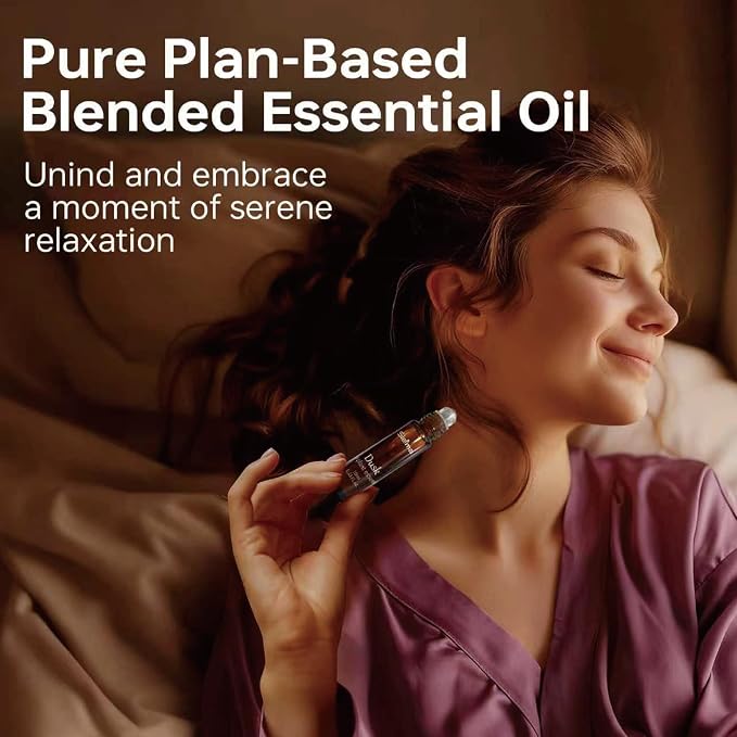Slema Essential Oil，Dusk Essential Oil Blends by 10ml Essential Oils - 100% Pure Therapeutic Grade, Helps Create a Focused Atmosphere for Work & Study (Lavender)
