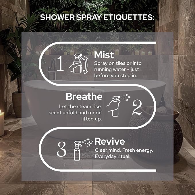 Carnatia Eucalyptus Shower Spray – Aromatherapy Essential Oil Mist for Showers | Spa-Like Refreshing Steam Experience | 4 fl oz Trigger Pump Spray for Clarity & Calm
