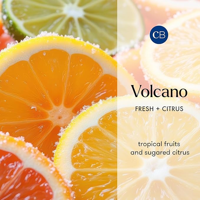 Capri Blue Volcano Laundry Fragrance Oil - Essential Oils for Wool Dryer Balls - Formulated with Grapefruit & Tangerine Essential Oils (0.5 fl oz)