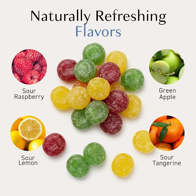Preggie Drops Pregnancy Nausea Lozenges with Essential Oils & Fruit Extracts, Morning Queasiness Lozenges for Pregnant Women, Natural Sour Drops Variety Pack, 32 Count