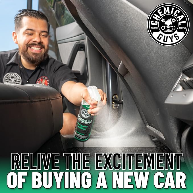 Chemical Guys AIR_300_04 New Car and Leather Scent Sample Kit, Great for Cars, Trucks, SUVs, RVs & More (4 fl oz) (2 Items)