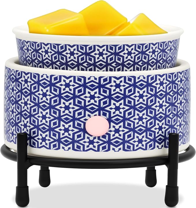 EQUSUPRO Wax Melt Warmer for Scented Wax Melts- Electric 4 in-1 Ceramic Candle Wax Warmer Burner Fragrance Wax Melter for Home Office Bedroom Living Room Decor & Gifts for Women