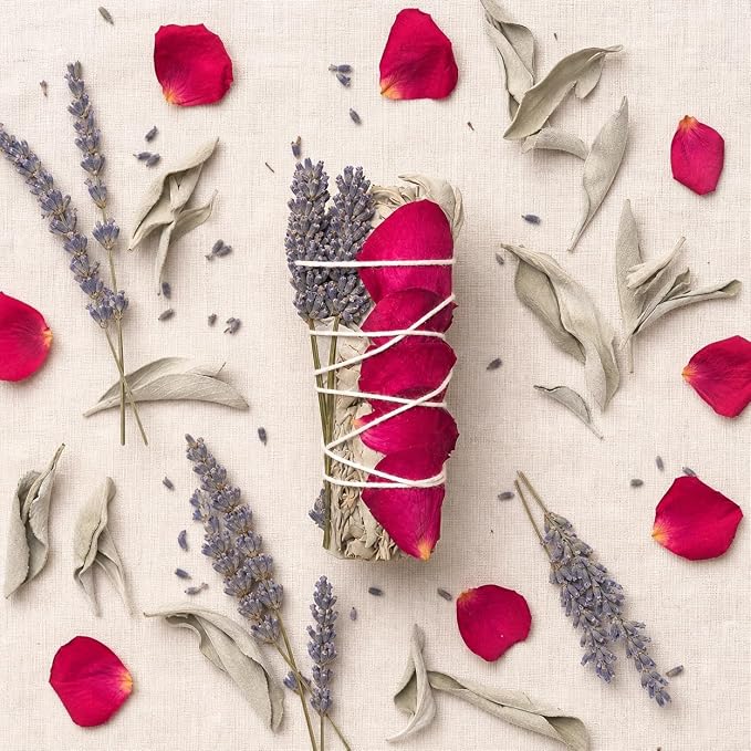 TOMOKO White Sage Smudge Product (6 Floral Sage)