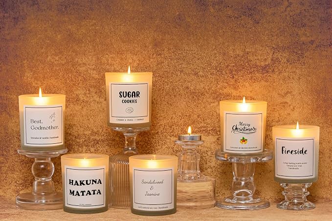 Godmother Gift, Godmother Gifts for Women, God Mother Gifts for Women - Lavender & Vanilla Scented Candle