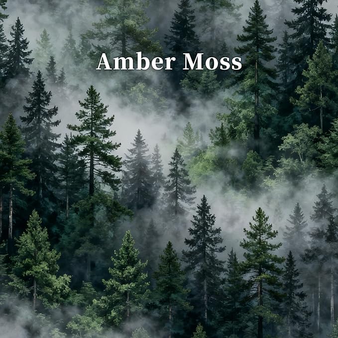 KRD Large Aromatherapy Diffuser Amber Moss, 8.45 fl oz Premium Scented Oil, Relaxing Living Room Air Freshener Value Size
