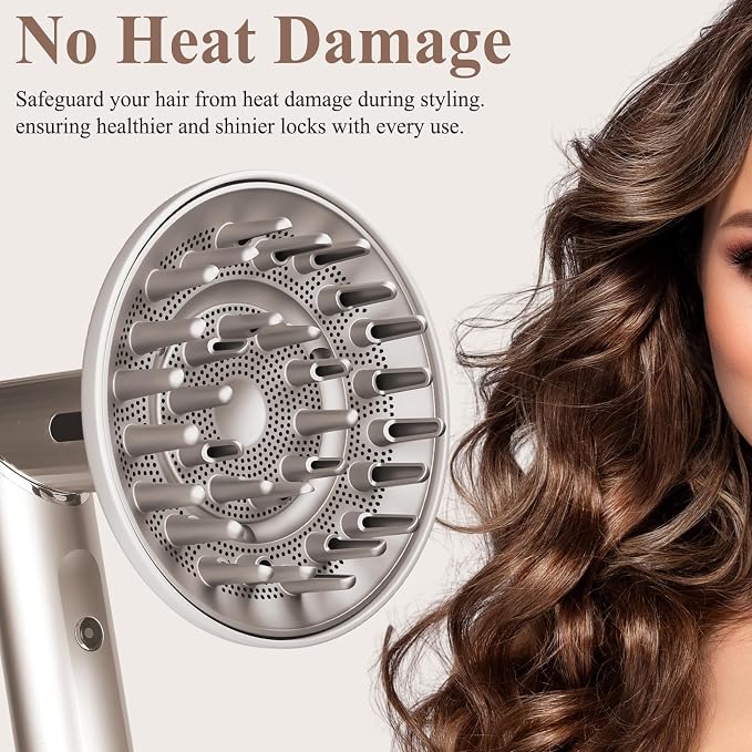 Large Diffuser Attachment Compatible with Shark FlexStyle, Upgraded Bigger Diffuser Nozzle for Dryer Faster and Define Wavy, Curly, Coily Hair