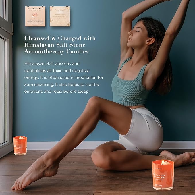 for Mom – Aromatherapy Bracelet & Crystal Candle Set, Luxury Relaxation Pamper Gift Box from Daughter, Son or Husband
