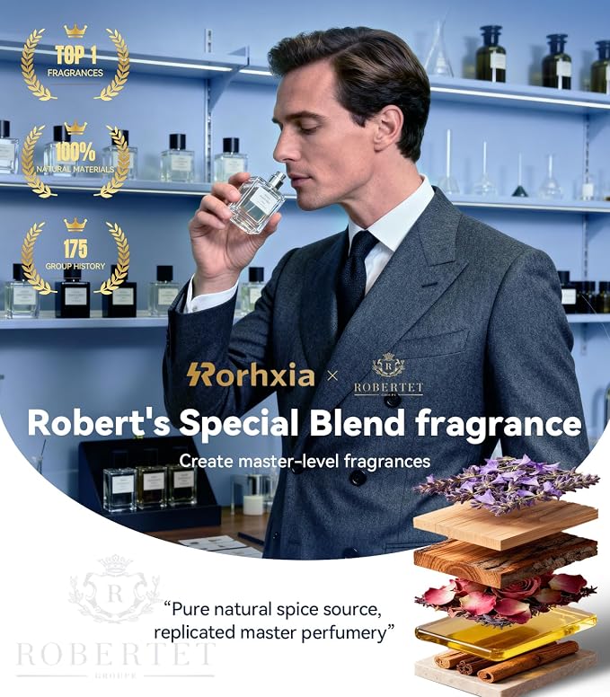 Rorhxia Smart Car Air Freshener [Enjoy Freshness, Purity, Comfort] New Premium Scenic Diffuser | Perfume Display, Auto On/Off, Adjustable Intensity, Long Lasting Fragrance | Cologne Freshener Gifts