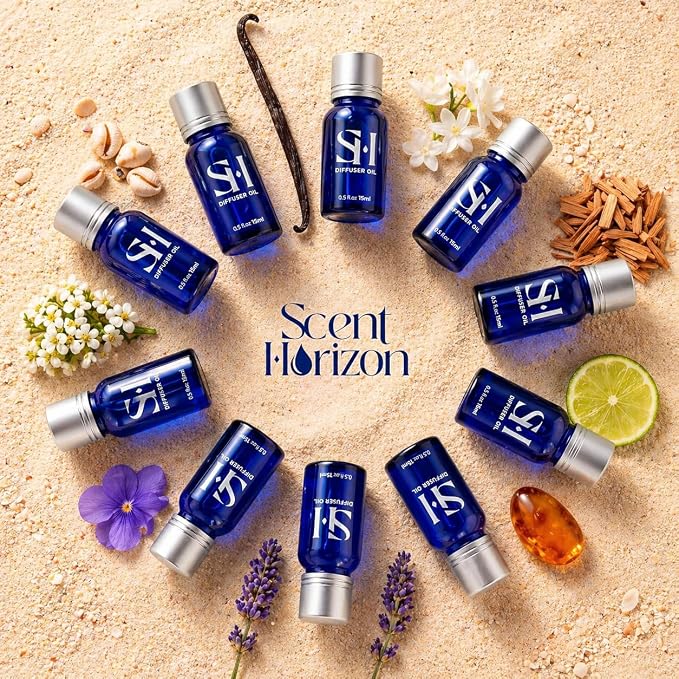 Vanilla VL14 Hotel Scent Diffuser Oil | 0.5 Fl oz (15 ml) - Waterless Diffuser Oil Refill & Highly Concentrated Fragrance Oil, Diffuser Oil Scents Luxury, Hotel Oil Diffuser