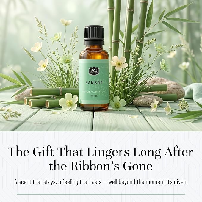P&J Trading Fragrance Oil | Bamboo Oil 30ml - Candle Scents for Candle Making, Freshie Scents, Soap Making Supplies, Diffuser Oil Scents