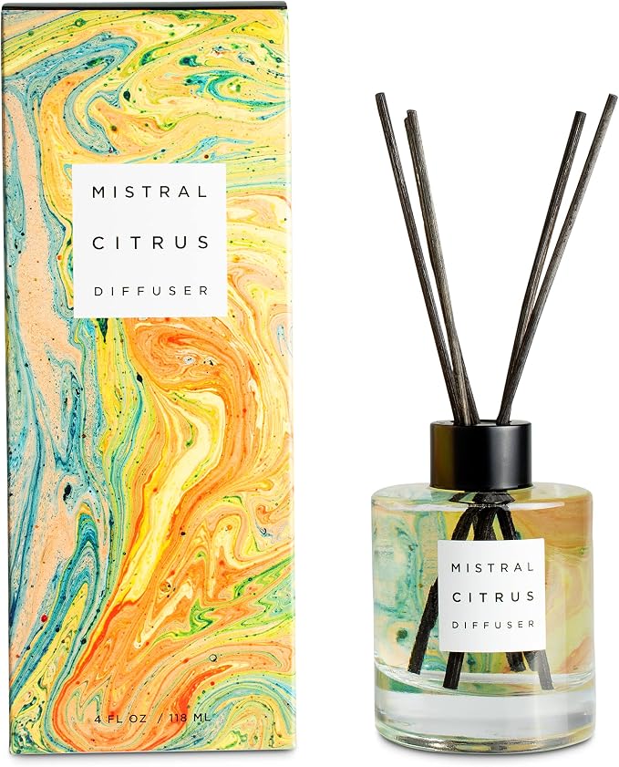 Mistral Marbles Home Fragrance Diffuser, Citrus