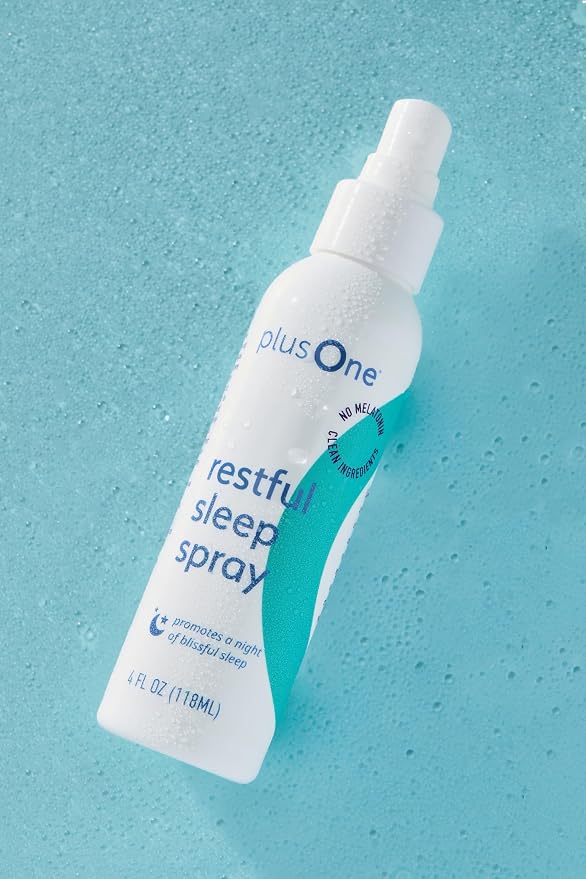 Plus One Blissful Sleep Spray – Magnesium, Lavender & Ashwagandha | Menopause-Friendly Aromatherapy Mist, Hormone-Free, Fragrance-Free for Relaxation, Calm & Rest