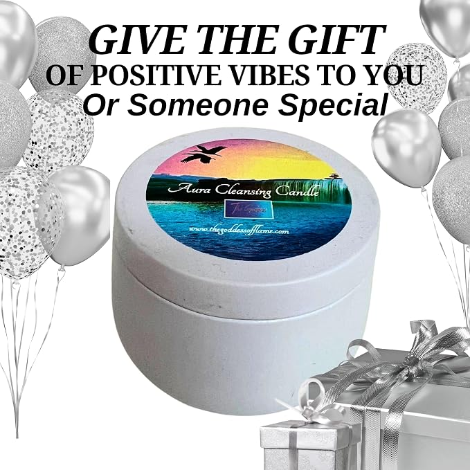 – Aura Cleansing Candle | Spiritual Soy Wax Ritual Candle for Energy Clearing, Protection & Healing | Wiccan, Pagan, Hoodoo, Conjure & Reiki Practices (Small 4oz)