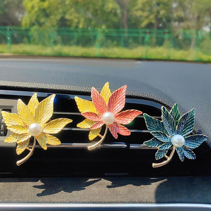 Bling Car Air Freshener Vent Clips, Cute Diffuser Vent Clip Decoration, Unique Car Accessories for Women and Men